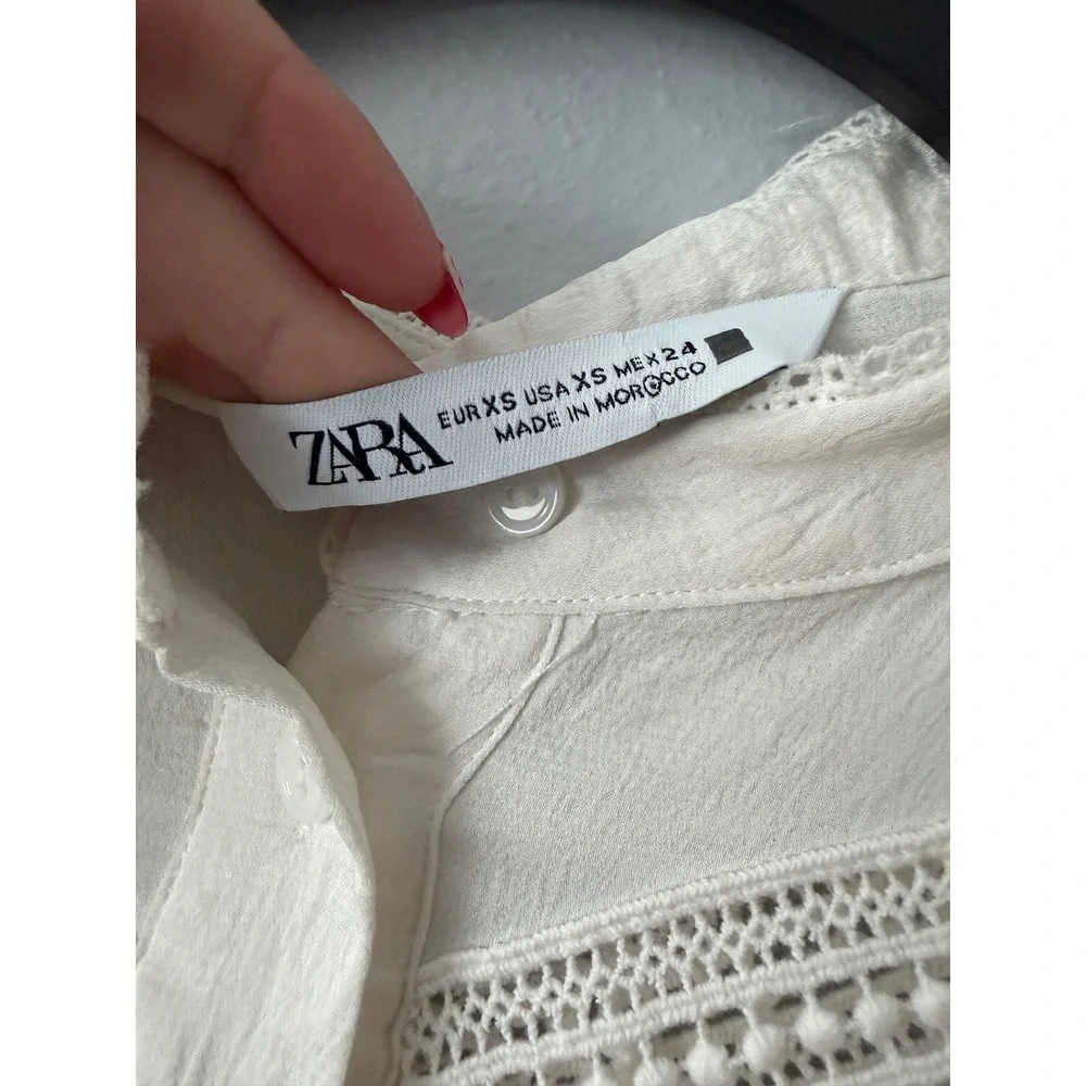 Zara cream lace